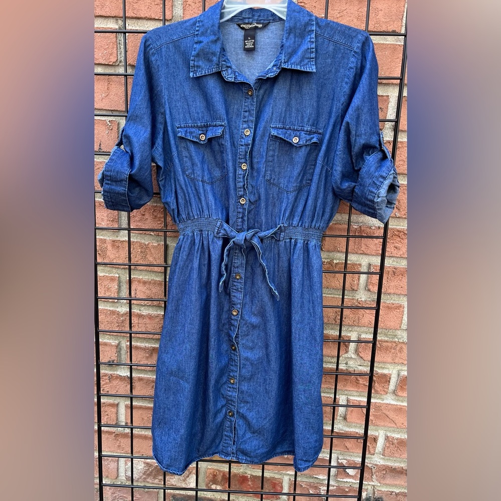 Millenium Jean Dress Size L EUC